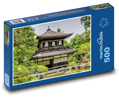 Obrázek produktu pro Puzzle 500 Japonsko - chrám, Ginkaku-Ji - martinpuzzle