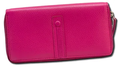 Produktbild von Florence Damen Geldbörse Portemonnaie Leder fuchsia pink 10x19x2,5cm OPF105P4