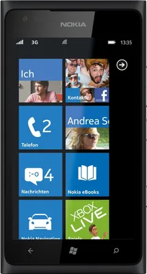 Produktbild von Nokia Lumia 900 Schwarz Ohne Simlock Original Top Handy Akzeptabel