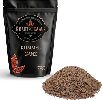 Produktbild von 70g Kümmel ganz von Krautschmaus, schonend getrocknet, voller Geschmack