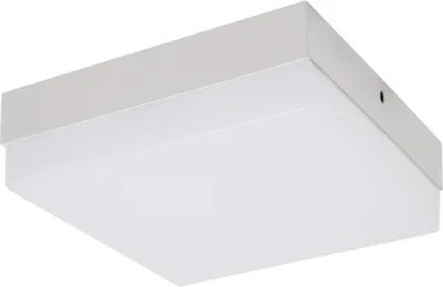 Obrázek produktu pro Stropní svítidlo Hliníkové LED 18 cm široké Bílé hranaté neutrální bílé světlo 4000 K 2040 lm Stropní svítidlo
