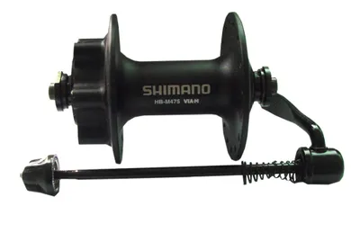 Produktbild von SHIMANO EHBM475AL5 Vorderrad-Nabe 'HB-M475' Disc 6-Loch, 100 mm, 36 Loch, schwarz