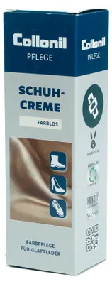 Zdjęcie produktu dla COLLONIL | Schuh Creme krem do skóry licowej | 75 ml, bezbarwny, pielęgnuje, odżywia i nabłyszcza obuwie oraz galanterię skórzaną