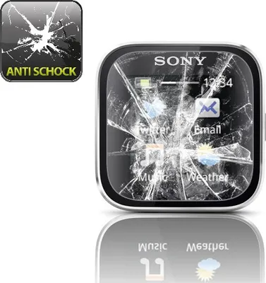 Produktbild von 2x Sony Smartwatch PANZERFOLIE DISPLAYSCHUTZFOLIE DISPLAYFOLIE FOLIE HD KLAR