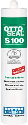 Obrázek produktu pro Ottoseal Premium Sanitární silikon S 100 Barva C 01 bílá 300ml