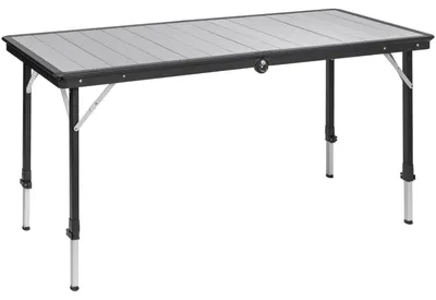 Produktbild von Brunner Dinemic 6 - Klappbarer Campingtisch aus Aluminium 143x70 cm, Höhenverstellbar 56-85 cm, 6 Plätze