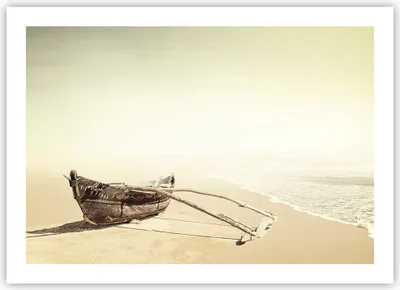 Produktbild von Poster - Poster ohne Rahmen - £ódŸ Wrack Meer - 70x50 cm - Wand Bild - Wanddeko - Wandbilder - Kunstposter - Wandposter - Bilder - Kunstdruck - Wanddekoration - Wandbild - P2XAA70x50-5123