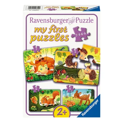 Image de Ravensburger Legpuzzel Petites familles d'animaux, 4in1