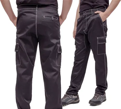 Produktbild von FIRI Herren Arbeitshose Leicht Dünn Multifunktional Mit Taschen, Schwarz, S