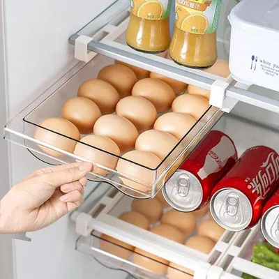 Produktbild von Famanu Eierlade verstellbar - platzsparend - 1 Stück - Kunststoff