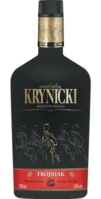 Obrázok produktu pre Krynicki-Trójniak-Honig (Drittel) 0,75L | Medový likér Met Honigwein Metwein Honigmet | 750 ml | 13% alkoholu | Výrobok z Poľska | Nápad na darček | 18+