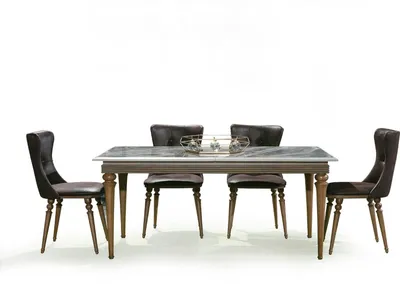 Produktbild von Esstisch Tisch Holz 180x100 Esszimmer braun Esstische Tische Möbel Neu