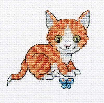 Produktbild von RTO Kreuzstich Set "Cincer Scamp" H226, Zählmuster, 8x8 cm