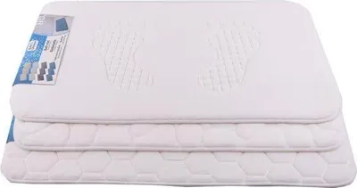Zdjęcie produktu dla Zestaw mat do łazienki, wyjątkowo miękkie, 3-częściowy, 60x50 cm, antypoślizgowe, do łazienki i toalety