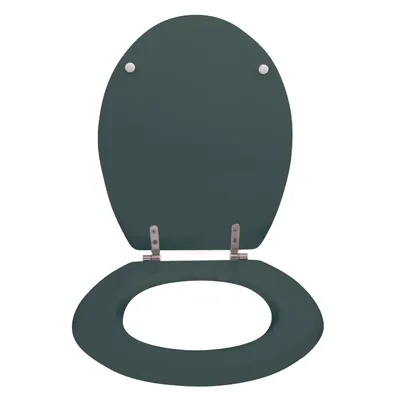 Produktbild von MSV CLÉO MDF-WC-Sitz Mattdunkelgrün, Ø 370 x 450 mm
