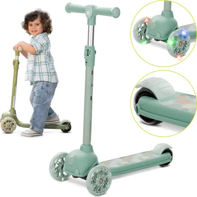 Obrázek produktu pro Lorelli JETSTER tříkolová koloběžka od 3 let – LEDPolyuretankolečka, ABEC-9, řídítka 66–76 cm (3 polohy), skládací, do 20 kg