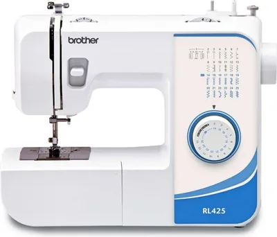 Produktbild von Brother RL425, Weiß, Halbautomatische Nähmaschine, Nähen, 4 Step, 0 - 4 mm, 800 SPM