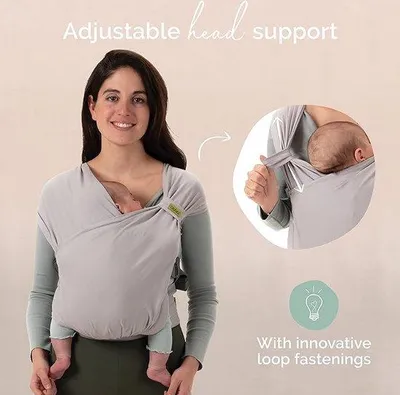 Produktbild von Famanu Babytrage Ergonomisch - Hybridtrage, atmungsaktiv, für Neugeborene bis 15,8 kg