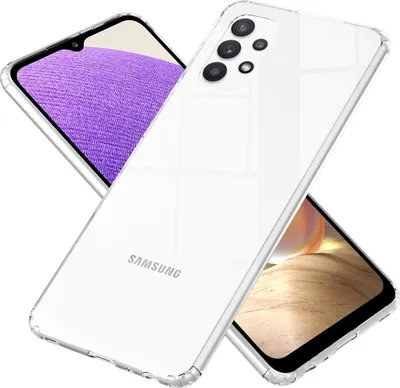 Immagine prodotto di NALIA Clear Mobile Phone Case per Samsung Galaxy A32 5G, copertura posteriore rigida trasparente