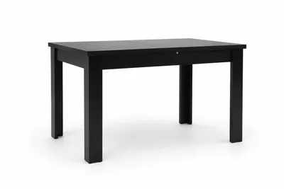 Produktbild von Ausziehbarer Esstisch C-2 Schwarz 120–160 x 80 cm Küchentisch Esszimmertisch, KI-generiertes Bild