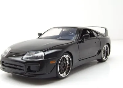 Produktbild von Jada Toys Fast & Furious 1995 Toyota Supra, Auto, 8 Jahr(e), Schwarz