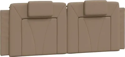 Produktbild von vidaXL Kopfteil-Kissen "Viana" Cappuccino-Braun 120 cm Kunstleder
