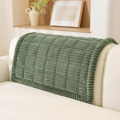 Sofa-Armlehnenschoner, Antirutsch, Grün, 70 x 75 cm