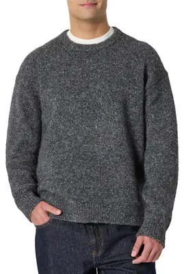 Produktbild von A. Essentials Herren Relaxed-Fit-Pullover mit Rundhalsausschnitt aus Mohairimita
