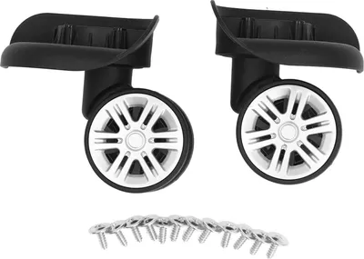 Produktbild von 1 Paar Gepäck Koffer Räder Rumpf Universal Caster Ersatzteilersatz für Trolley