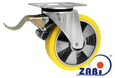 Immagine prodotto di Ruota Alluminio+Poliuretano 180Mm Ruota Girevole A55Ph