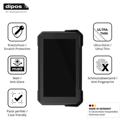 Image de 2x Film de protection d'écran pour GOHHDL A4058 6 Zoll protecteur antireflet dipos