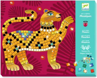 Produktbild von Djeco-Mosaik Glitzer: Im Herzen des Dschungels