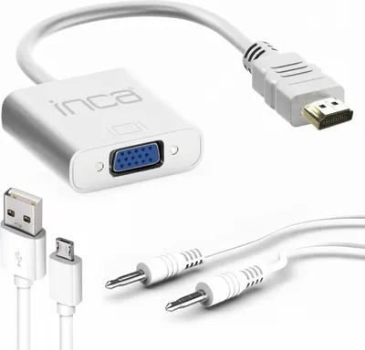 Image de INCA Adapter IHTVJ-7   HDMI > VGA St. + USB Audio 1080p