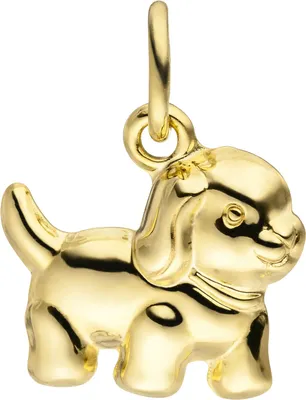Produktbild von JOBO Anhänger Hund 333 Gold Gelbgold Goldanhänger Hundeanhänger
