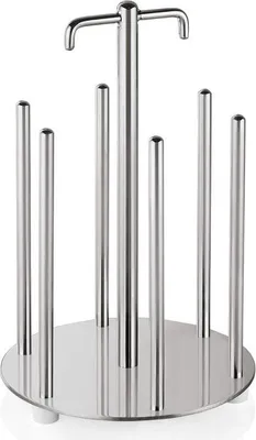 Produktbild von 3x Schüsselspender für 52 Schüssel, Ø 14 cm, Höhe 29 cm, Chromnickelstahl