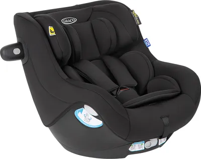 Produktbild von Graco SnugGo™ i-Size R129, 360° drehbarer Reboarder für die Basisstation SnugTurn™ i-Size R129 (separat erhältlich), Autositz bis ca. 4 Jahre (40-105 cm), 5-Punkt-Gurt, schwarz, Midnight