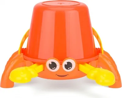 Produktbild von strandeimer-Set Crabbyorange/gelb 4-teilig
