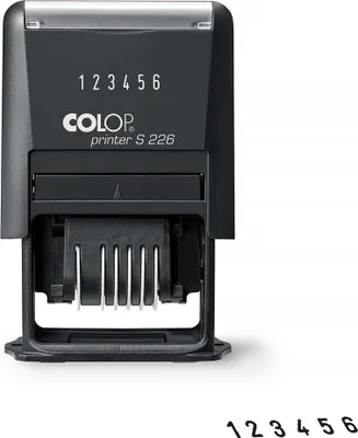 Obrázek produktu pro COLOP 170926 COLOP číselné razítko Tiskárna S226, 6místné, černé