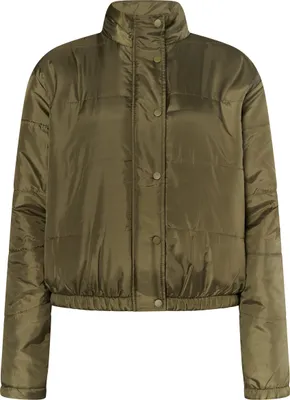 Produktbild von Leicht wattierte Jacke für Damen in Grün, Größe M, mit feiner Steppung
