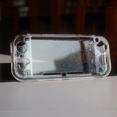 Produktbild von Glitzernde, transparente, alles-in-einem-Holzkoffer für Nintendo Switch Lite