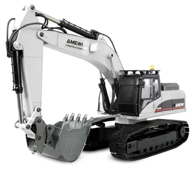 Produktbild von Amewi G705E RC Metallbagger 1:14 RTR 680° 14-Kanal Weiß 22769