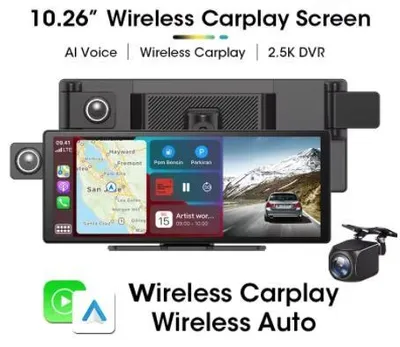 Obrázek produktu pro Autorádio, vestavěné reproduktory, kompatibilita se smartphony, systém Android Auto (verze 3 Cam 10.26)