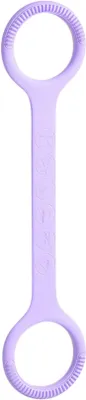 Produktbild von Widerstandsband-Handgriffe - Fitnessseil - Kraftaufbau-Training - Verstellbarer Widerstand - 30 cm - Lila