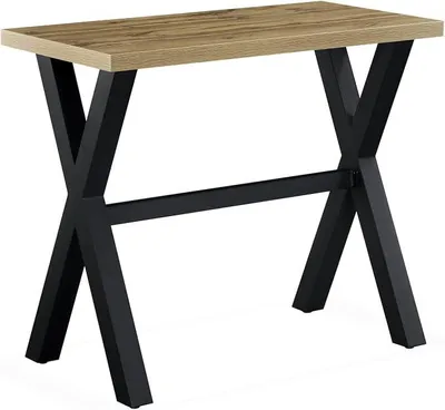 Produktbild von Hoher Bartisch ARNE aus massiver Natureiche mit natürlicher Holzmaserung