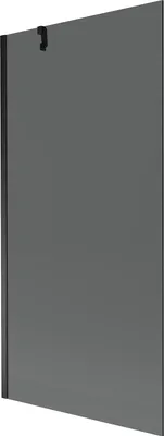 Immagine prodotto di Mexen Next paravento da vasca 1-anta 90 x 150 cm, grafite, nero - 895-090-000-00-40-70