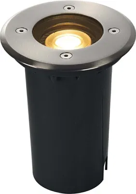 Zdjęcie produktu dla Earthlux wpuszczana lampa podłogowa okrągła stal nierdzewna 316 IP67 Ø12 cm GU10