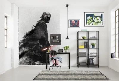 Produktbild von Komar Vlies Fototapete "Star Wars Kylo Vader Shadow" - Größe: 200 x 280 cm (Breite x Höhe), 4 Bahnen