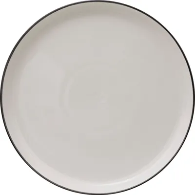 Produktbild von Set von 6 flachen tellern "alix" aus weißem porzellan d27cm - SG Secret de Gourmet