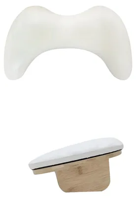 Immagine prodotto di Bracciolo con chiodi, design ergonomico, facile da pulire, bianco