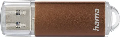 Produktbild von Hama Laeta, 128GB, 128 GB, USB Typ-A, 3.2 Gen 1 (3.1 Gen 1), 45 MB/s, Kappe, Braun